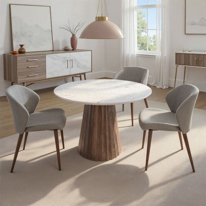 Naveen Condo Dining table in Medium Walnut