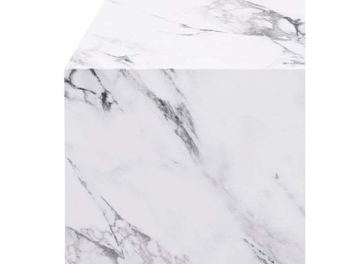 Artemis Bulgari White Tall accent table