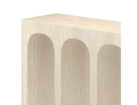 Atticus Travertine Grade Grand Console Table